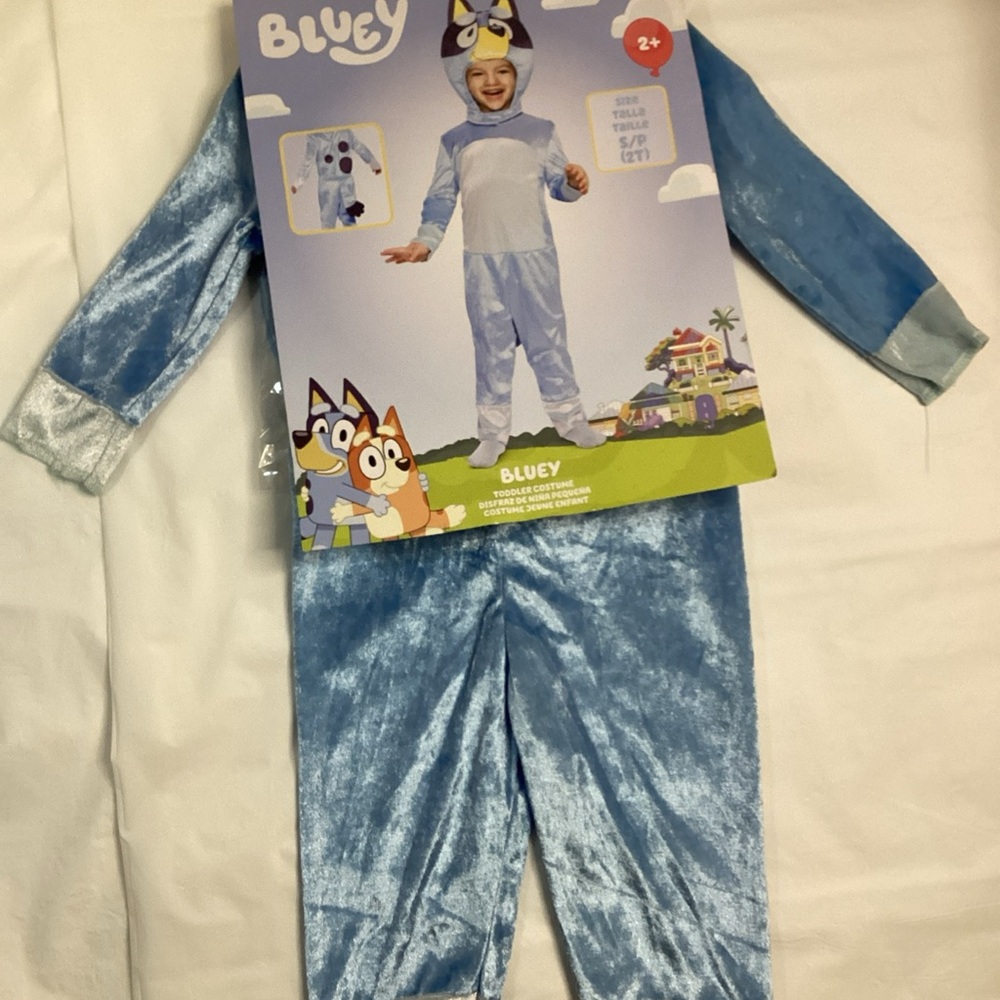 Bluey Kids Costume - Light Blue